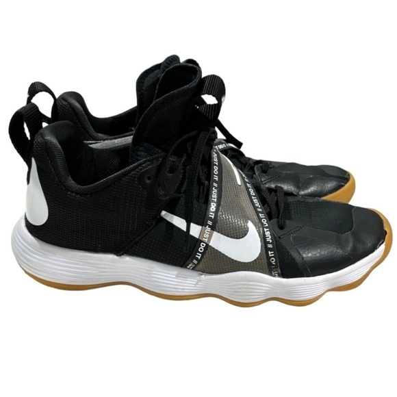Nike Womens React Hyperset Women's Volleyball Shoe black white size 9.5 - Picture 9 of 9